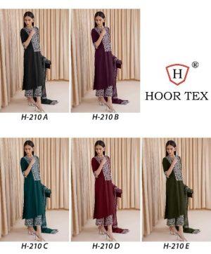 HOOR TEX H 210 A TO E PAKISTANI SUITS