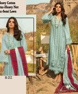 HOOR TEX H 212 PAKISTANI SUITS WHOLESALE