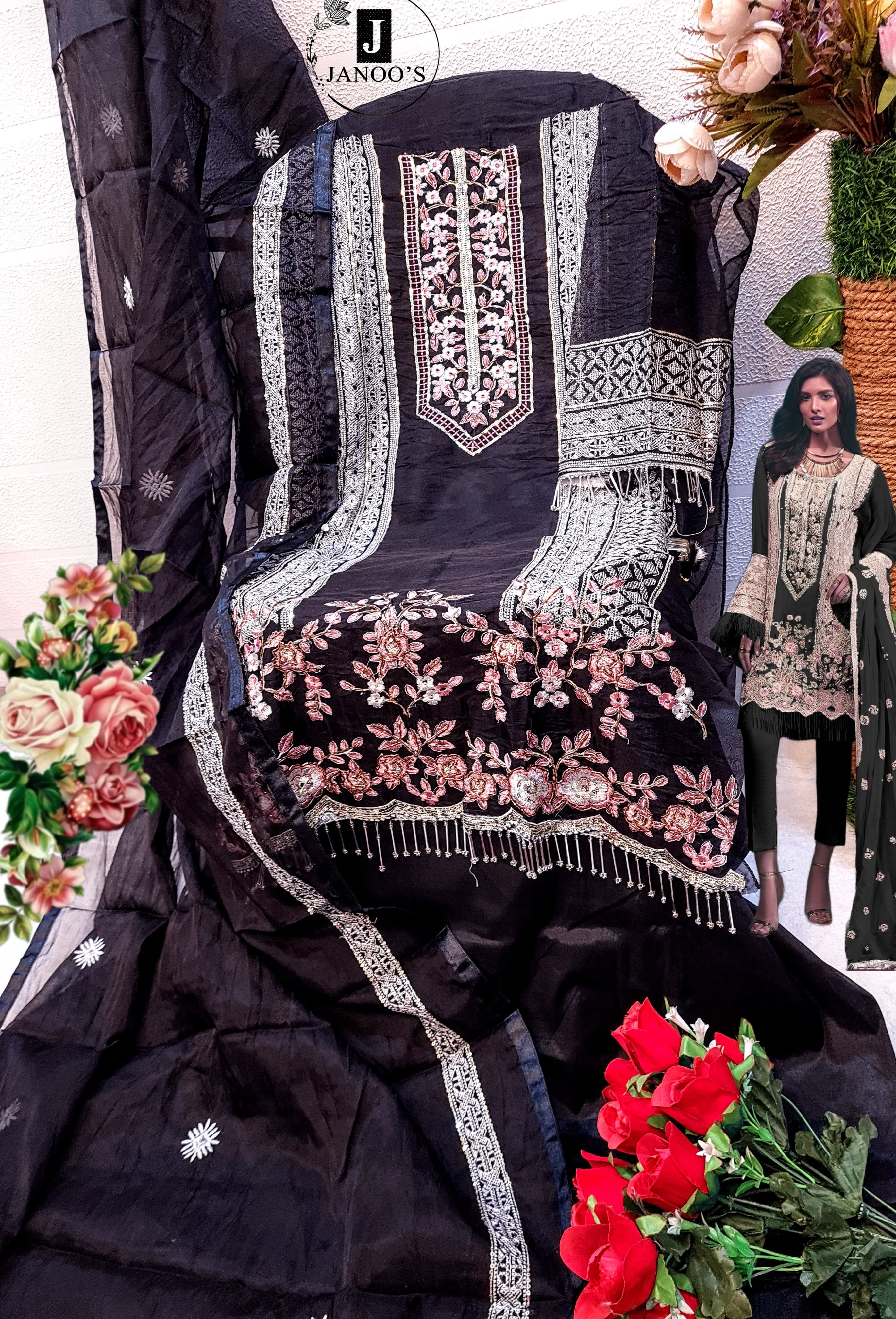 JANOO'S J 110 D SALWAR SUITS WHOLESALE