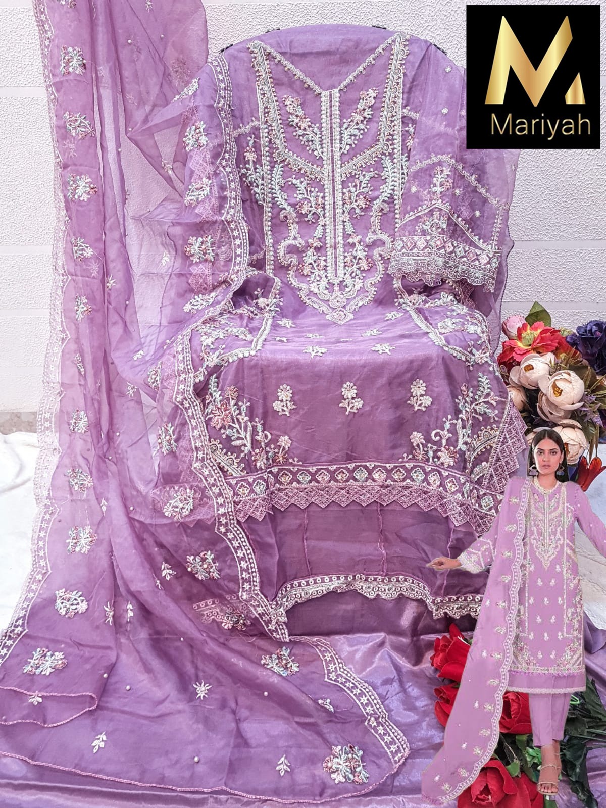 MARIYAH DESIGNER 208 PAKISTANI SALWAR SUITS