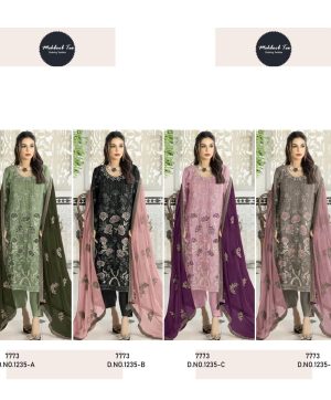 MEHBOOB TEX 1235 A TO D PAKISTANI SUITS