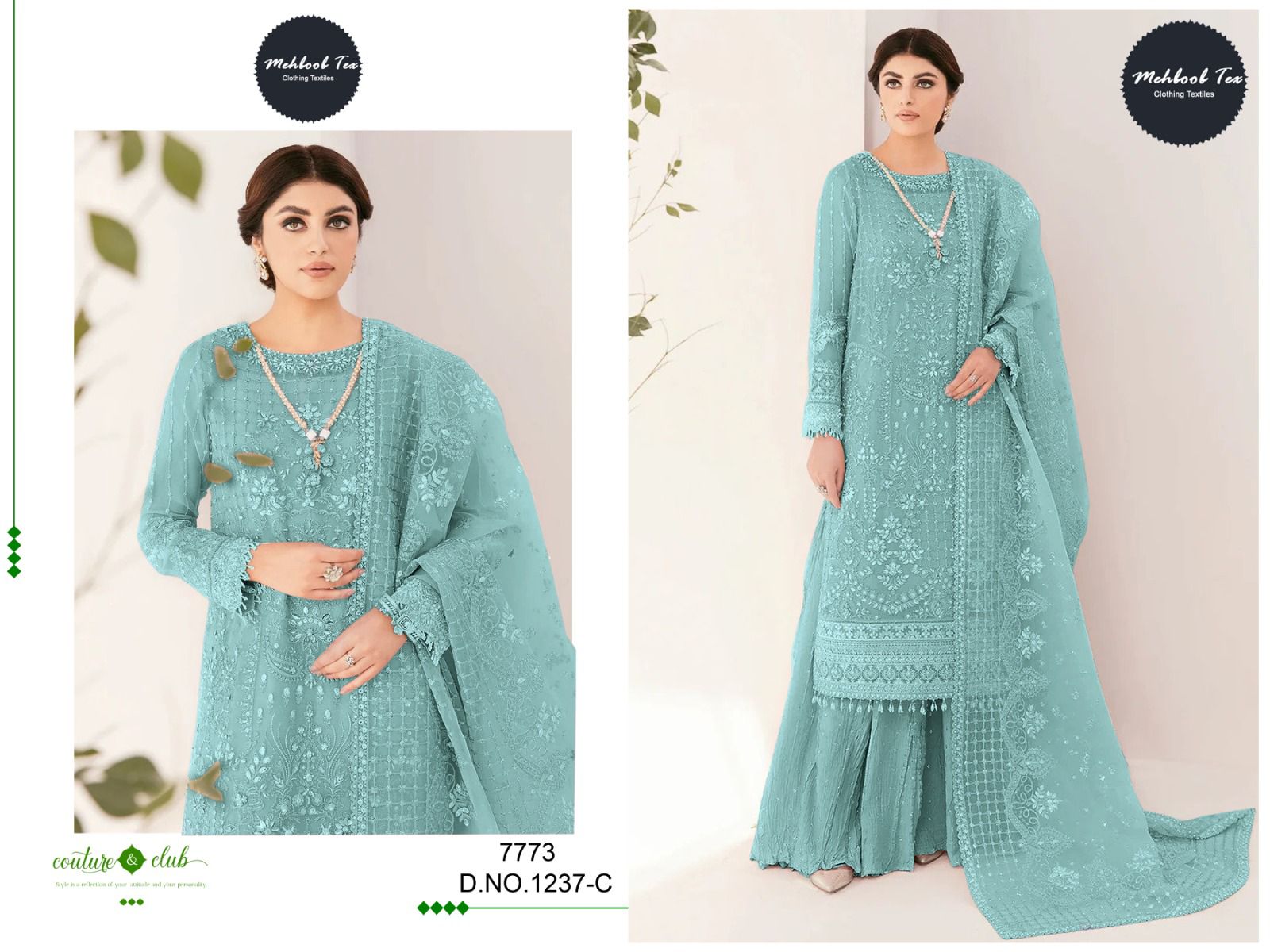 MEHBOOB TEX 1237 A TO D SALWAR SUITS WHOLESALE