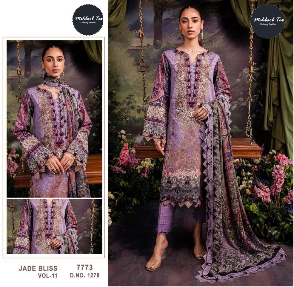 MEHBOOB TEX 1278 JADE BLISS VOL 11 SALWAR SUITS