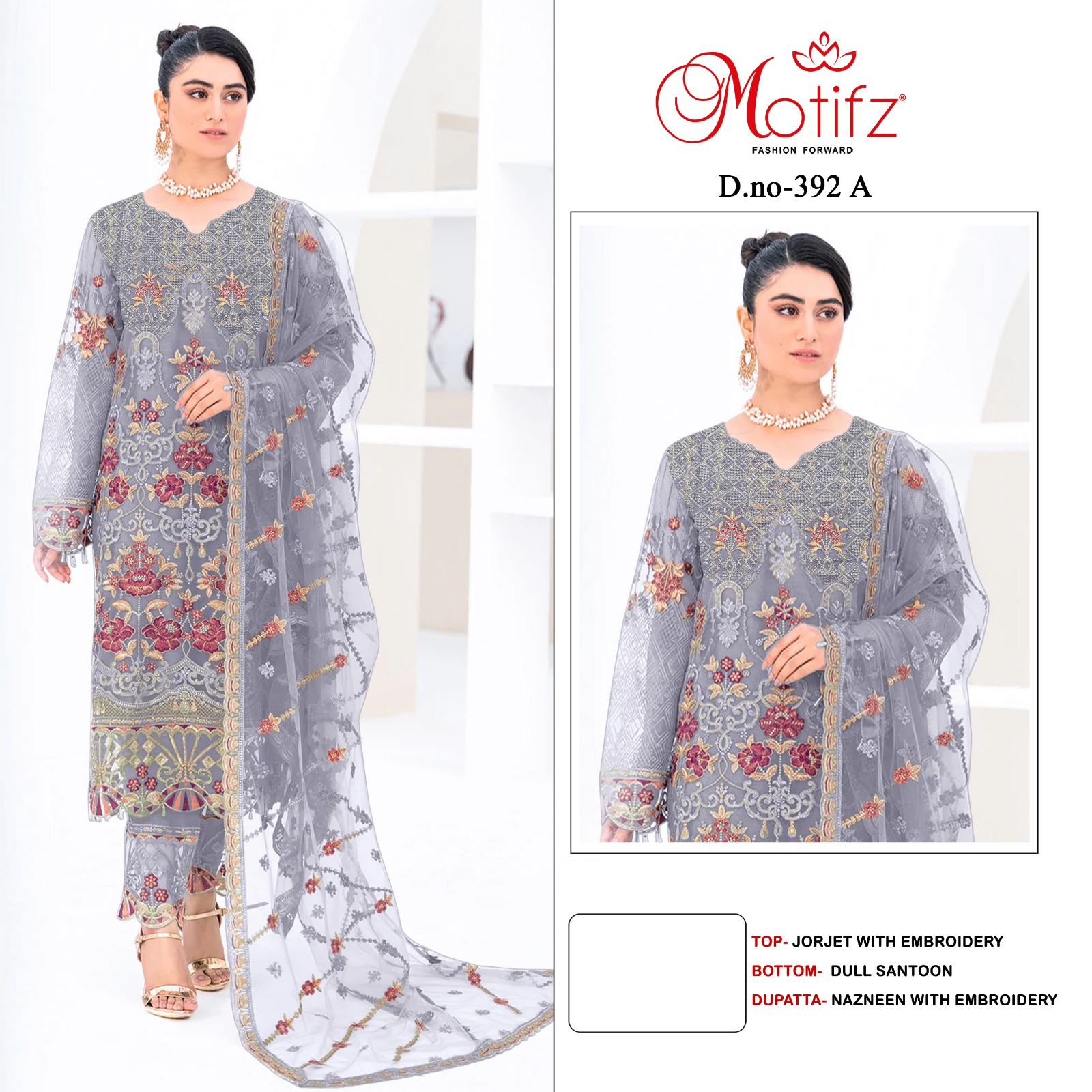 MOTIFZ 392 COLORS PAKISTANI SUITS