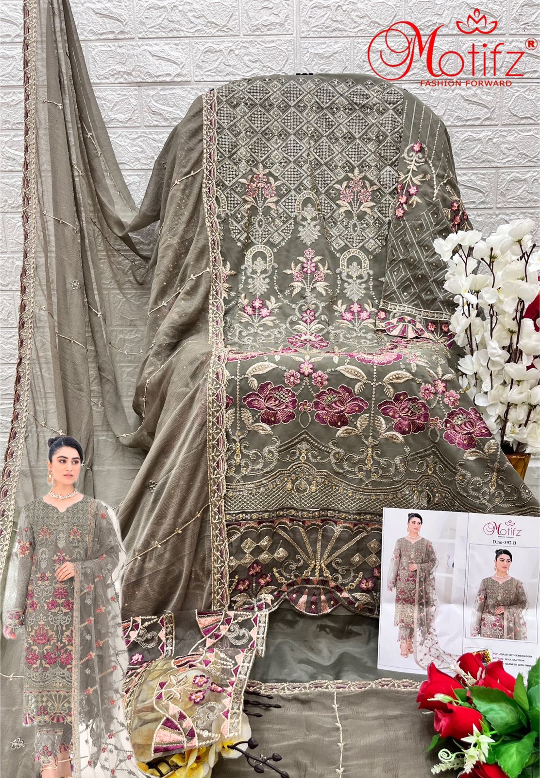 MOTIFZ 392 COLORS PAKISTANI SUITS