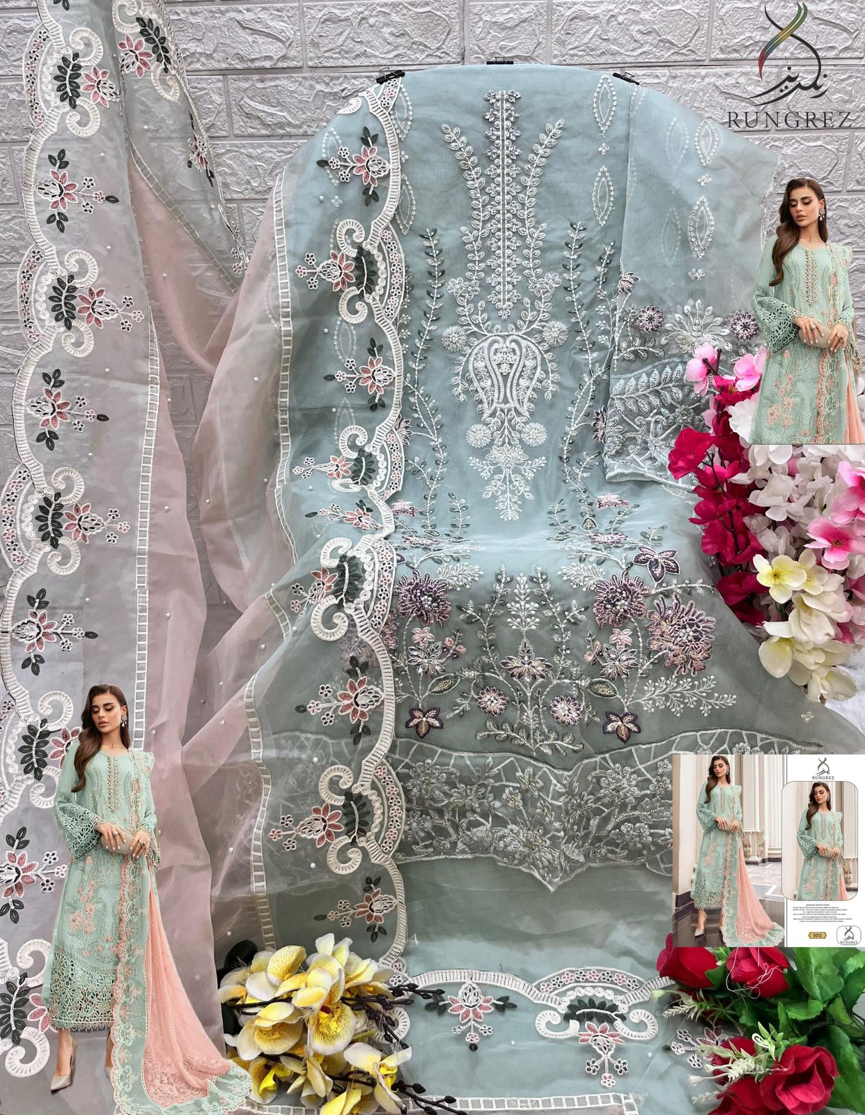 RUNGREZ 5012 SALWAR SUITS WHOLESALE