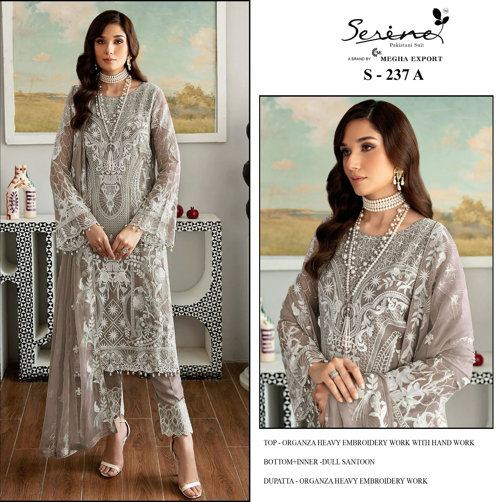 SERINE S 237 A TO D PAKISTANI SUITS IN INDIA