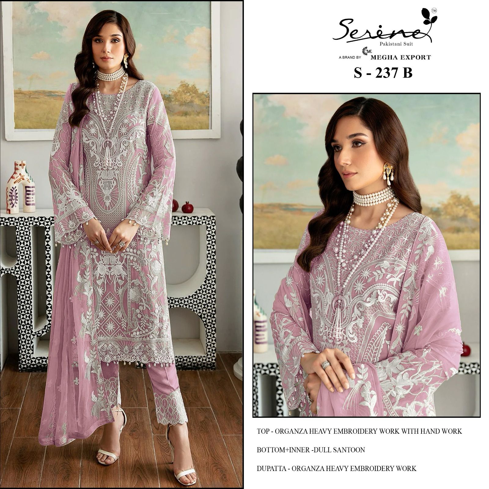 SERINE S 237 A TO D PAKISTANI SUITS IN INDIA