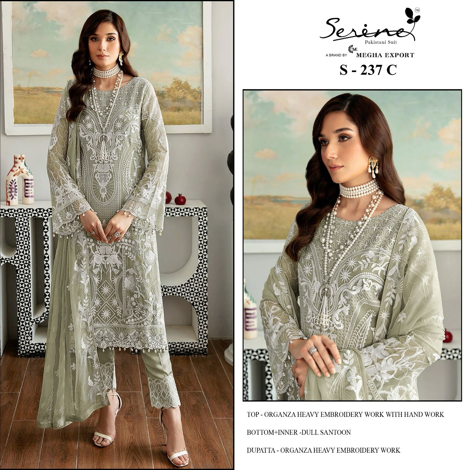 SERINE S 237 A TO D PAKISTANI SUITS IN INDIA