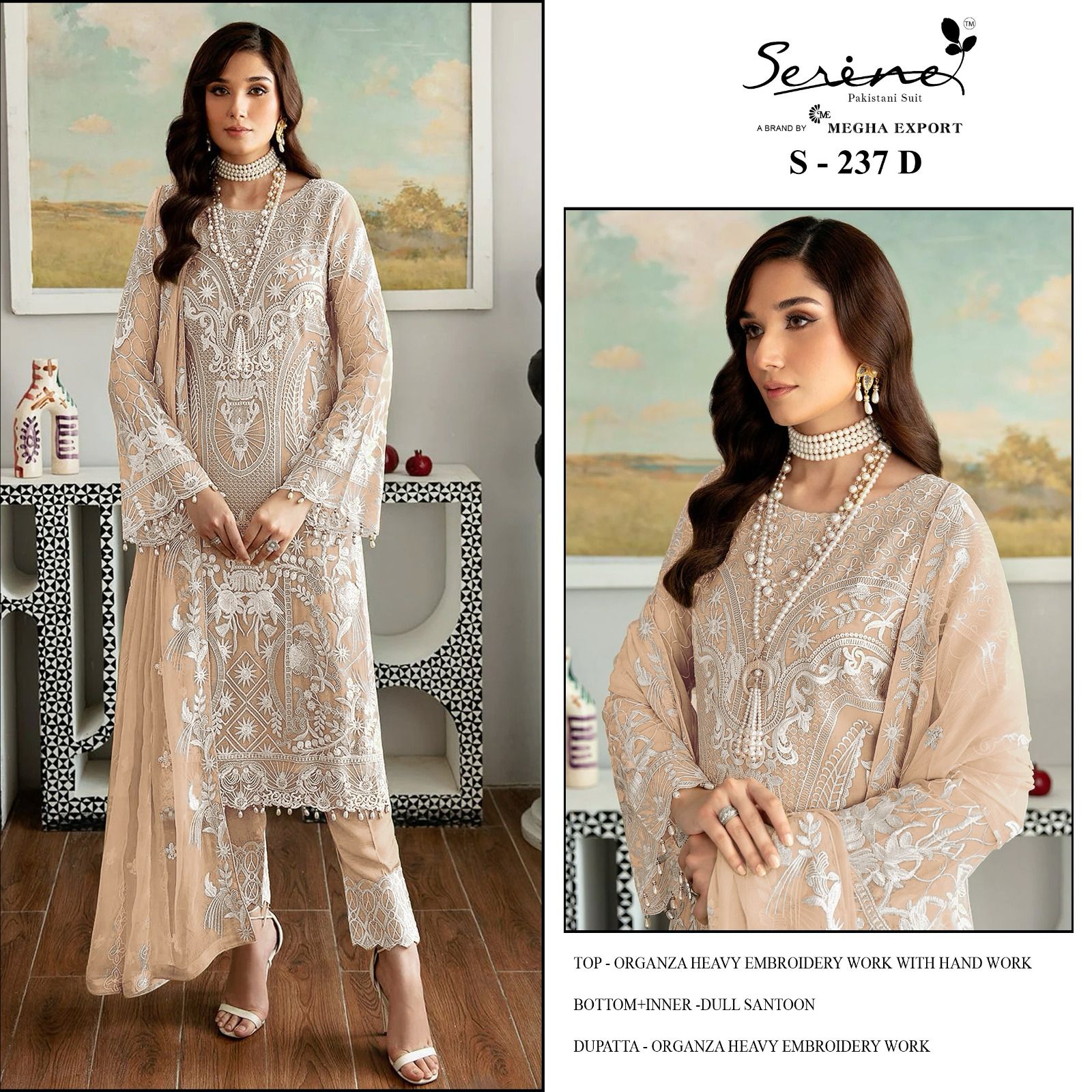 SERINE S 237 A TO D PAKISTANI SUITS IN INDIA