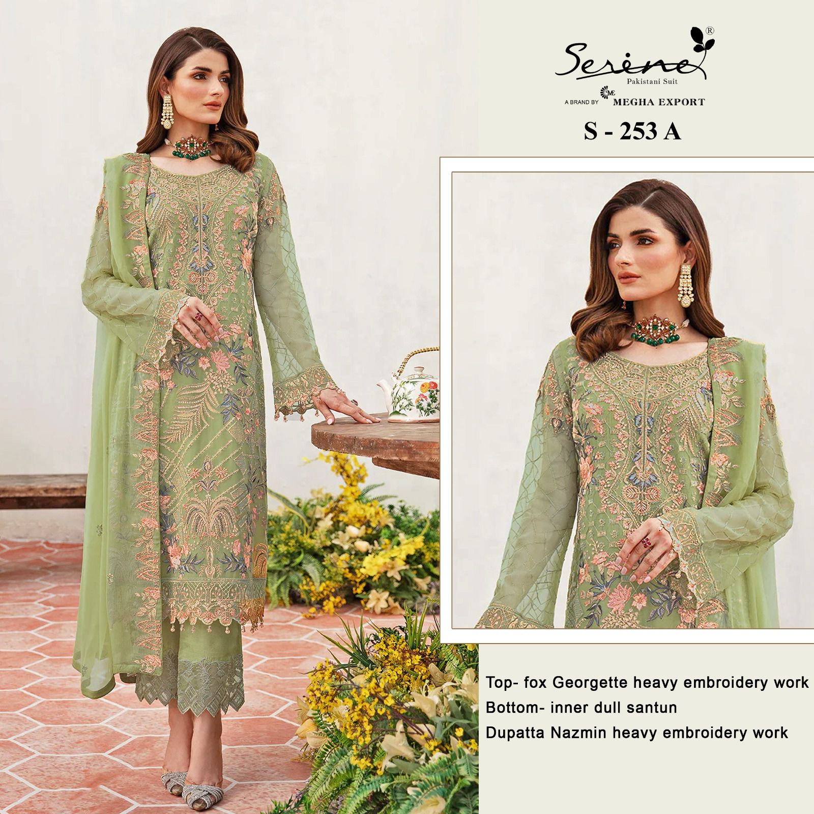 SERINE S 253 A TO D SALWAR SUITS WHOLESALE