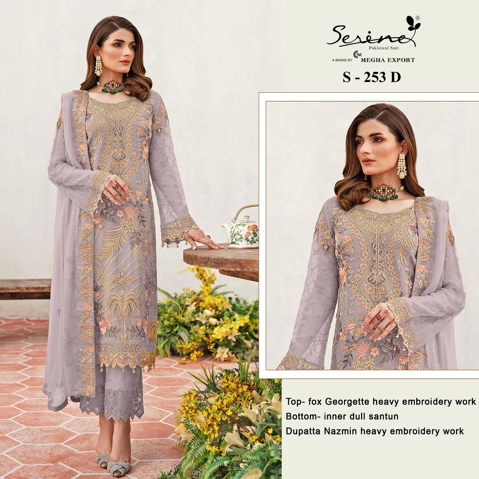 SERINE S 253 A TO D SALWAR SUITS WHOLESALE