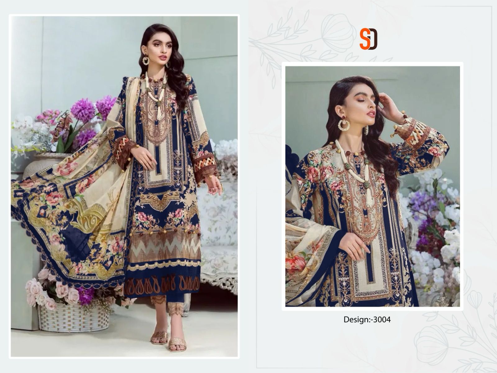 SHRADDHA DESIGNER 3001 TO 3004 BLISS VOL 3 SALWAR SUITS