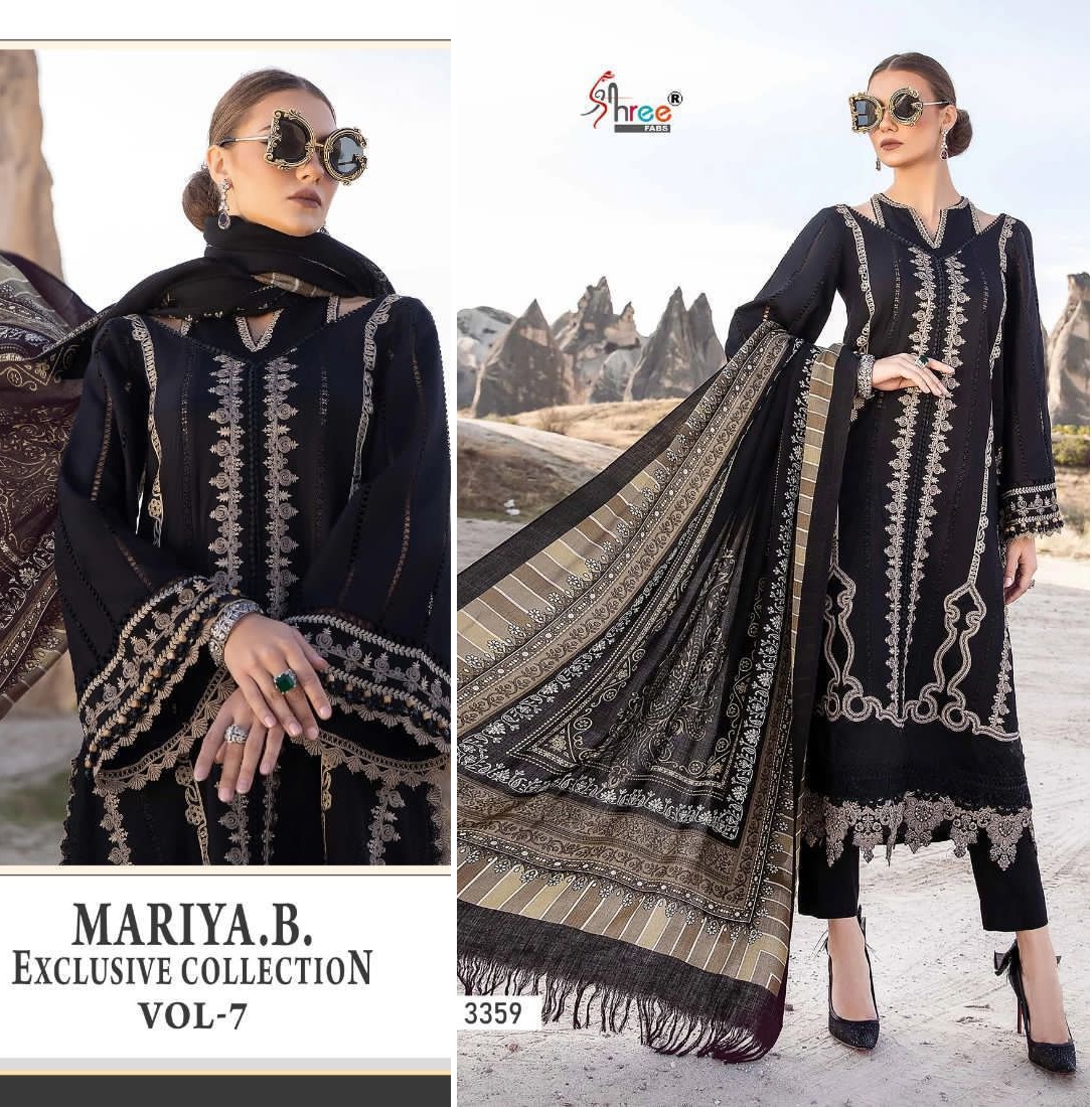 SHREE FABS 3359 MARIYA B VOL 7 SALWAR SUITS