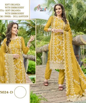 SHREE FABS 5024 ORGANZA SALWAR KAMEEZ