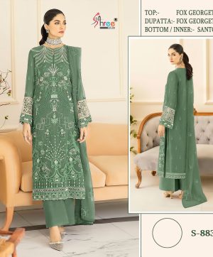 SHREE FABS 883 GEORGETTE PAKISTANI SUITS