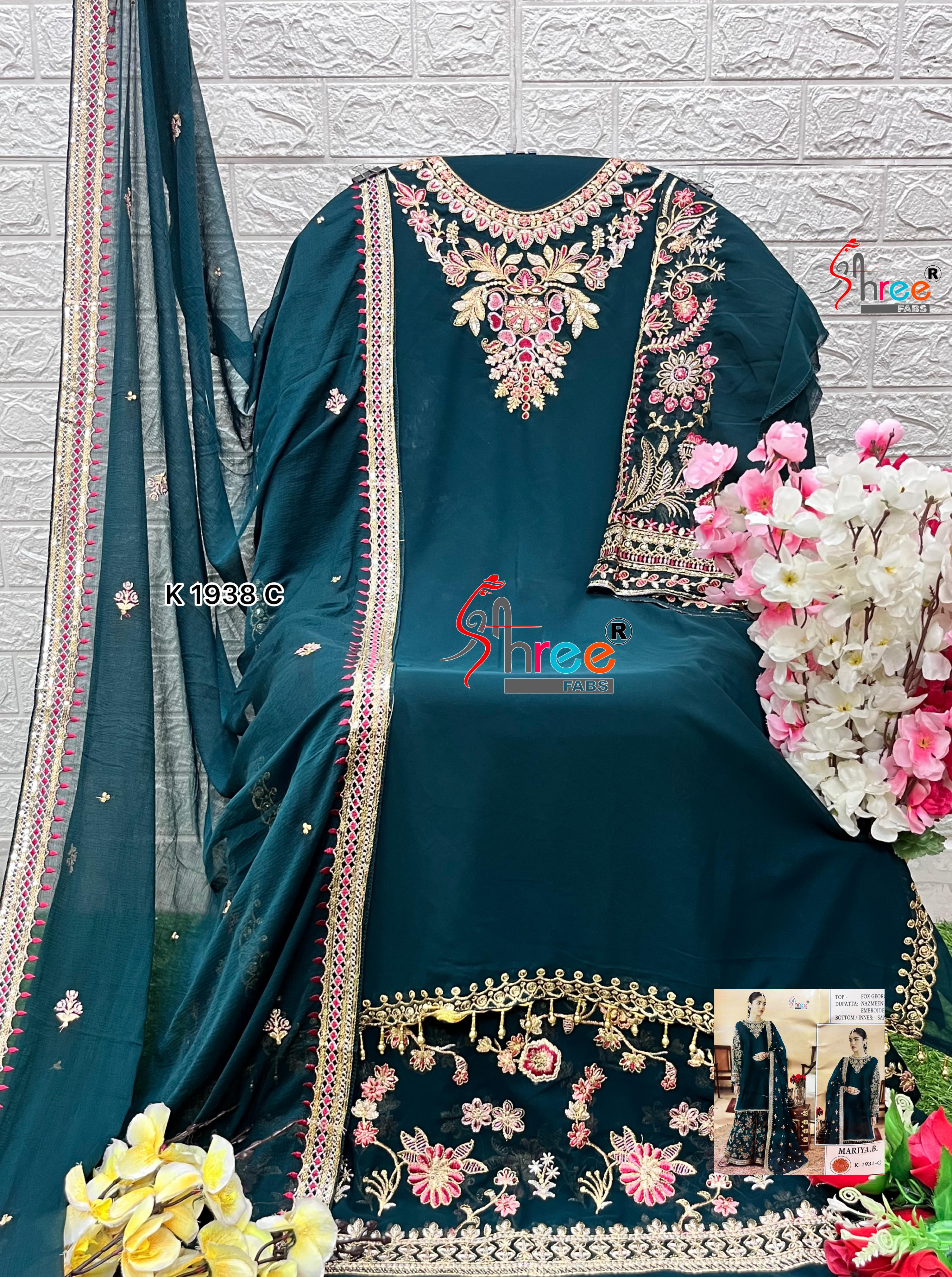 SHREE FABS K 1931 MARIYA B PAKISTANI SUITS