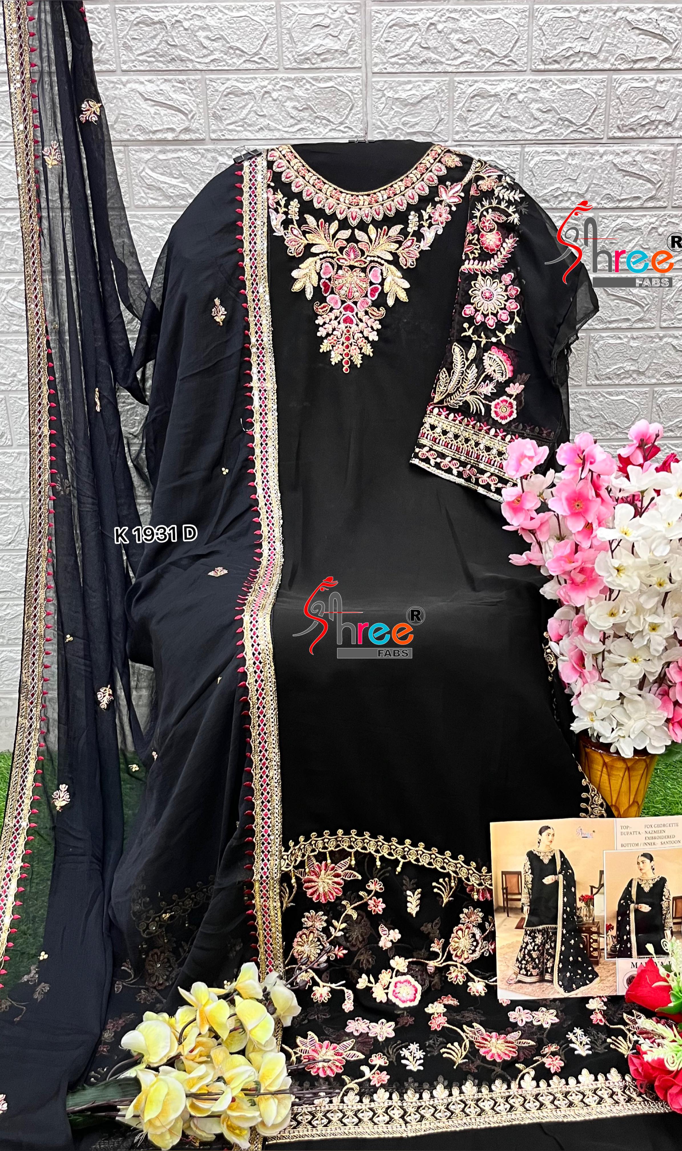 SHREE FABS K 1931 MARIYA B PAKISTANI SUITS