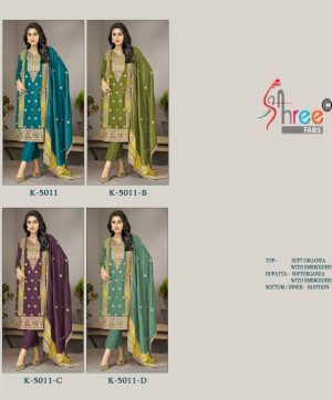 SHREE FABS K 5011 SERIES PAKISTANI SUITS IN INDIA