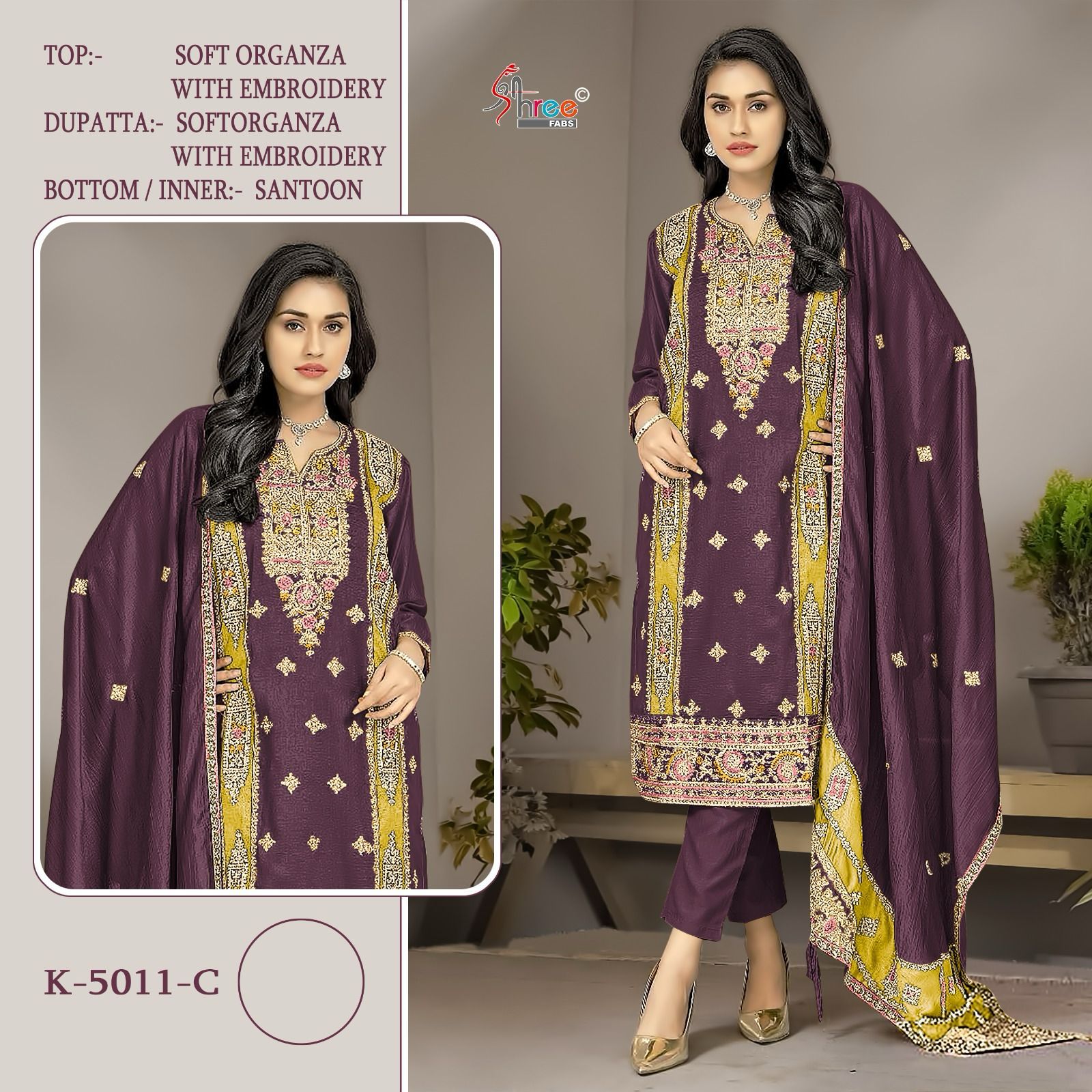 SHREE FABS K 5011 SERIES PAKISTANI SUITS IN INDIA