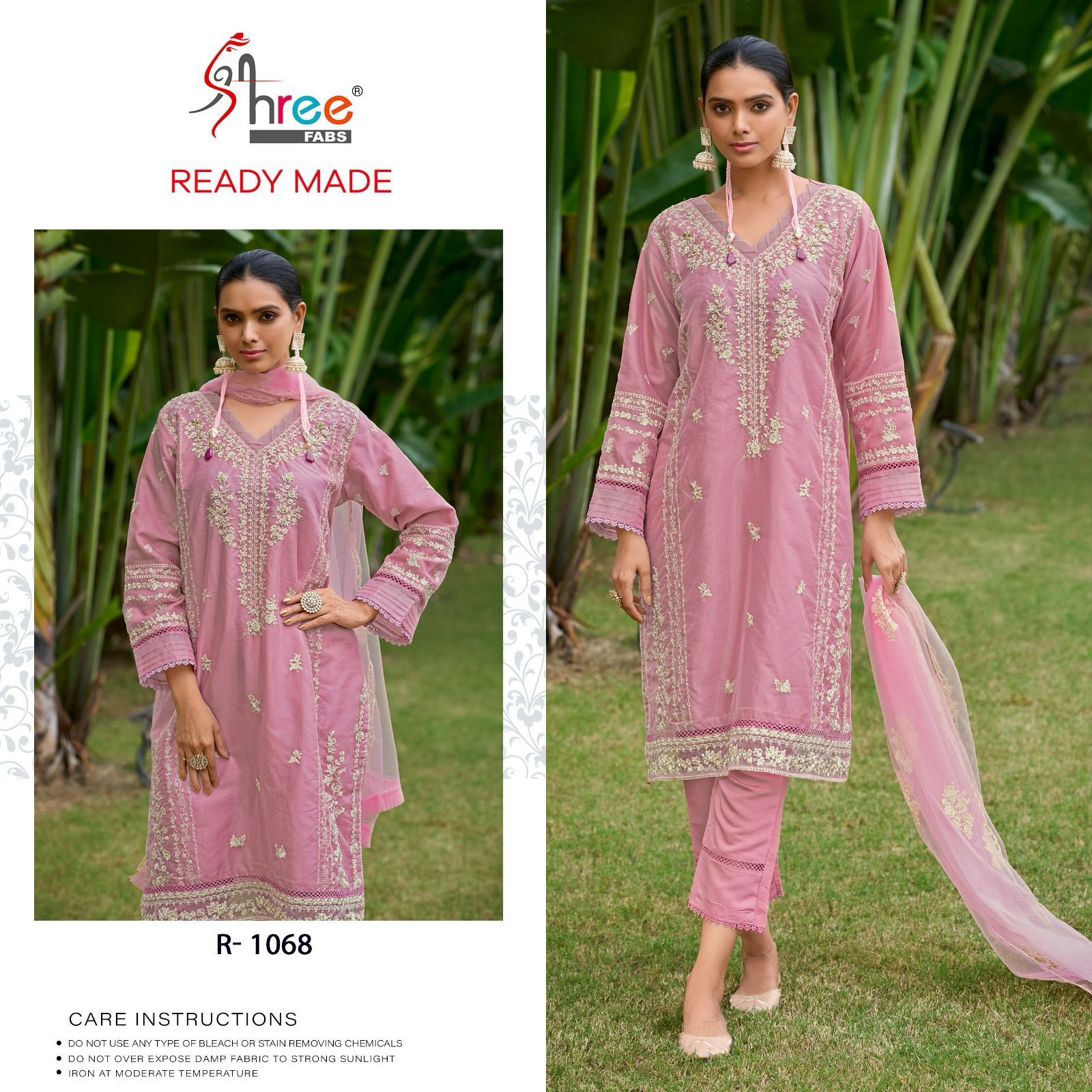 SHREE FABS R 1068 READYMADE PAKISTANI SUITS