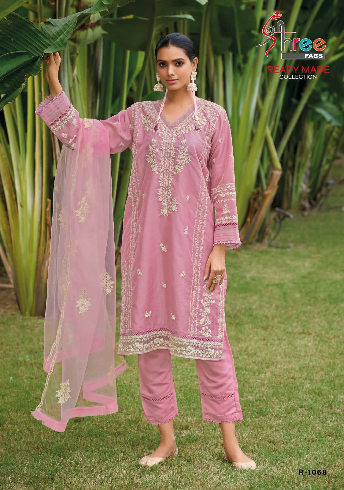 SHREE FABS R 1068 READYMADE PAKISTANI SUITS