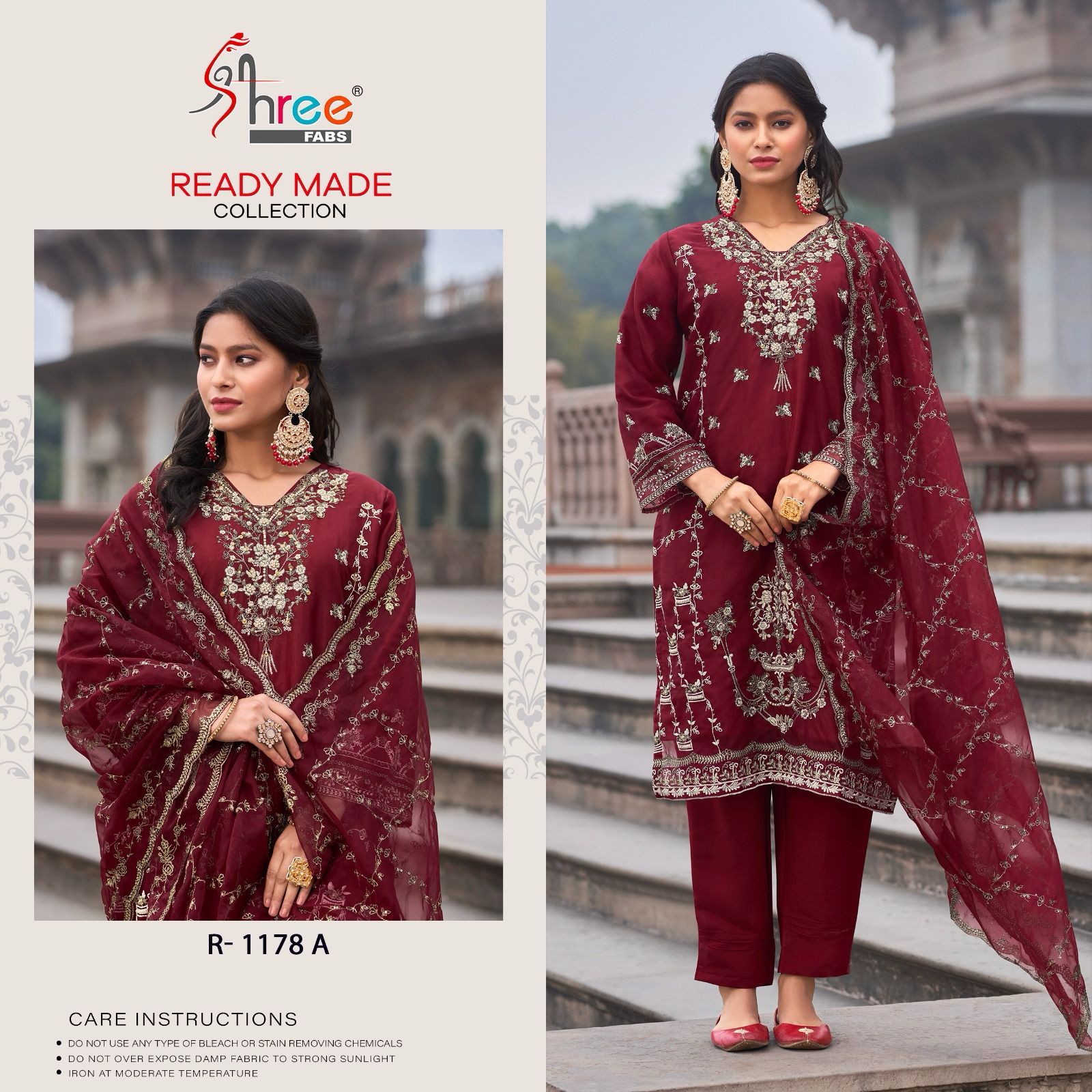 SHREE FABS R 1178 A TO D READYMADE SALWAR SUITS