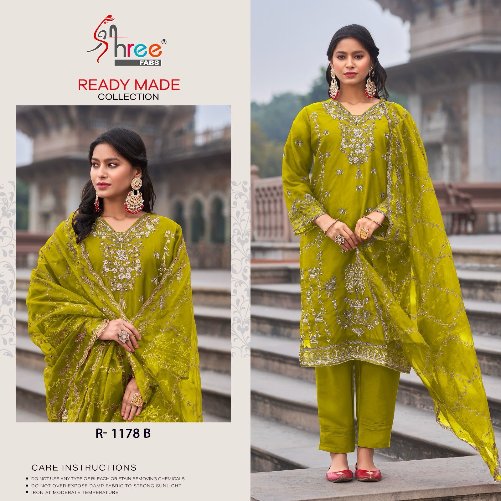 SHREE FABS R 1178 A TO D READYMADE SALWAR SUITS