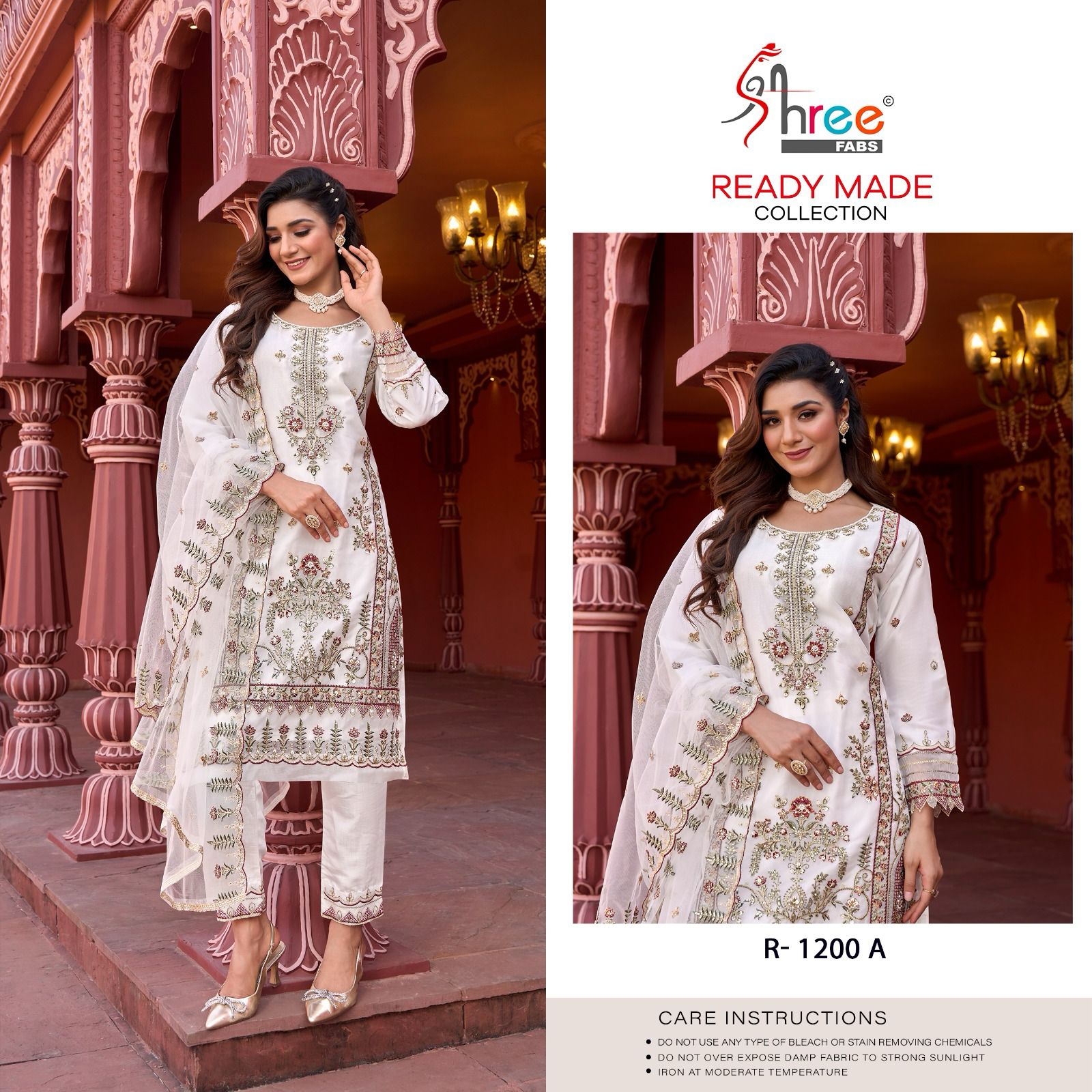 SHREE FABS R 1200 A TO D READYMADE SALWAR SUITS