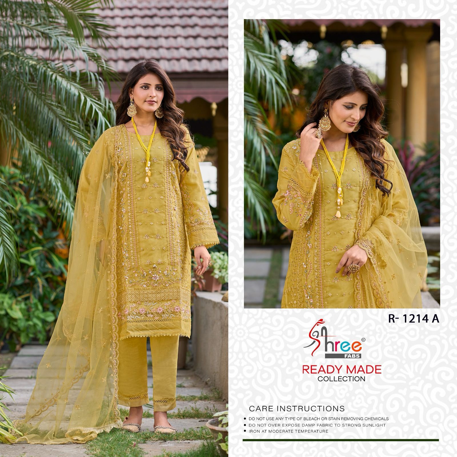 SHREE FABS R 1214 A TO D READYMADE SALWAR SUITS