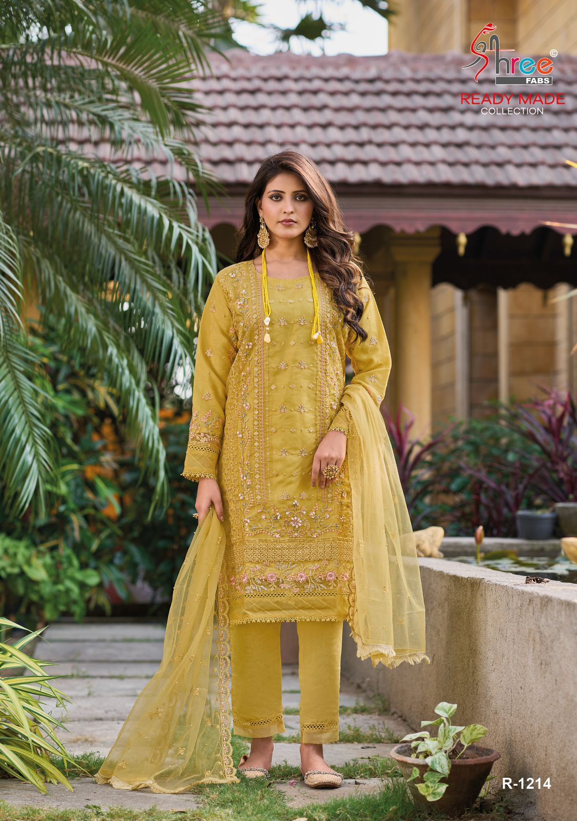 SHREE FABS R 1214 A TO D READYMADE SALWAR SUITS