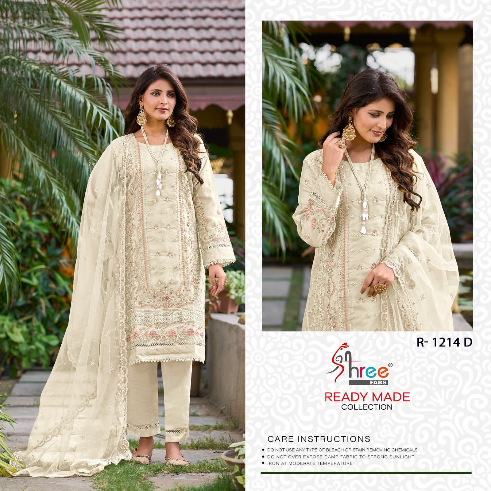 SHREE FABS R 1214 A TO D READYMADE SALWAR SUITS