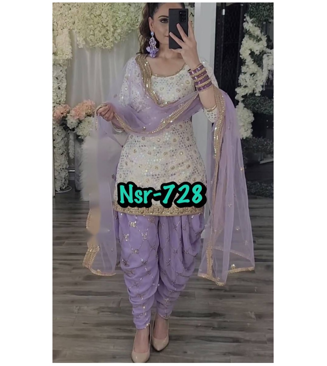 SHREE HARI NSR 728 DESIGNER TOP DHOTI IN INDIA