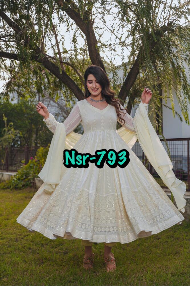 SHREE HARI NSR 793 DESIGNER GOWN WHOLESALE