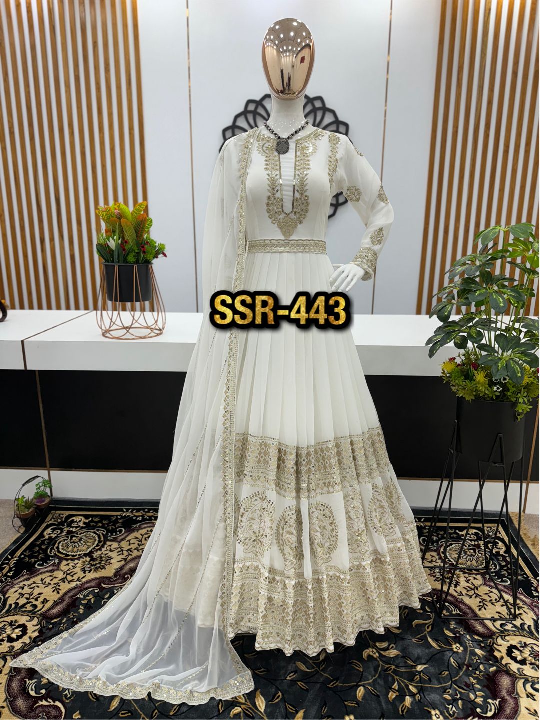 SHREE HARI SSR 443 DESIGNER GOWN WHOLESALE