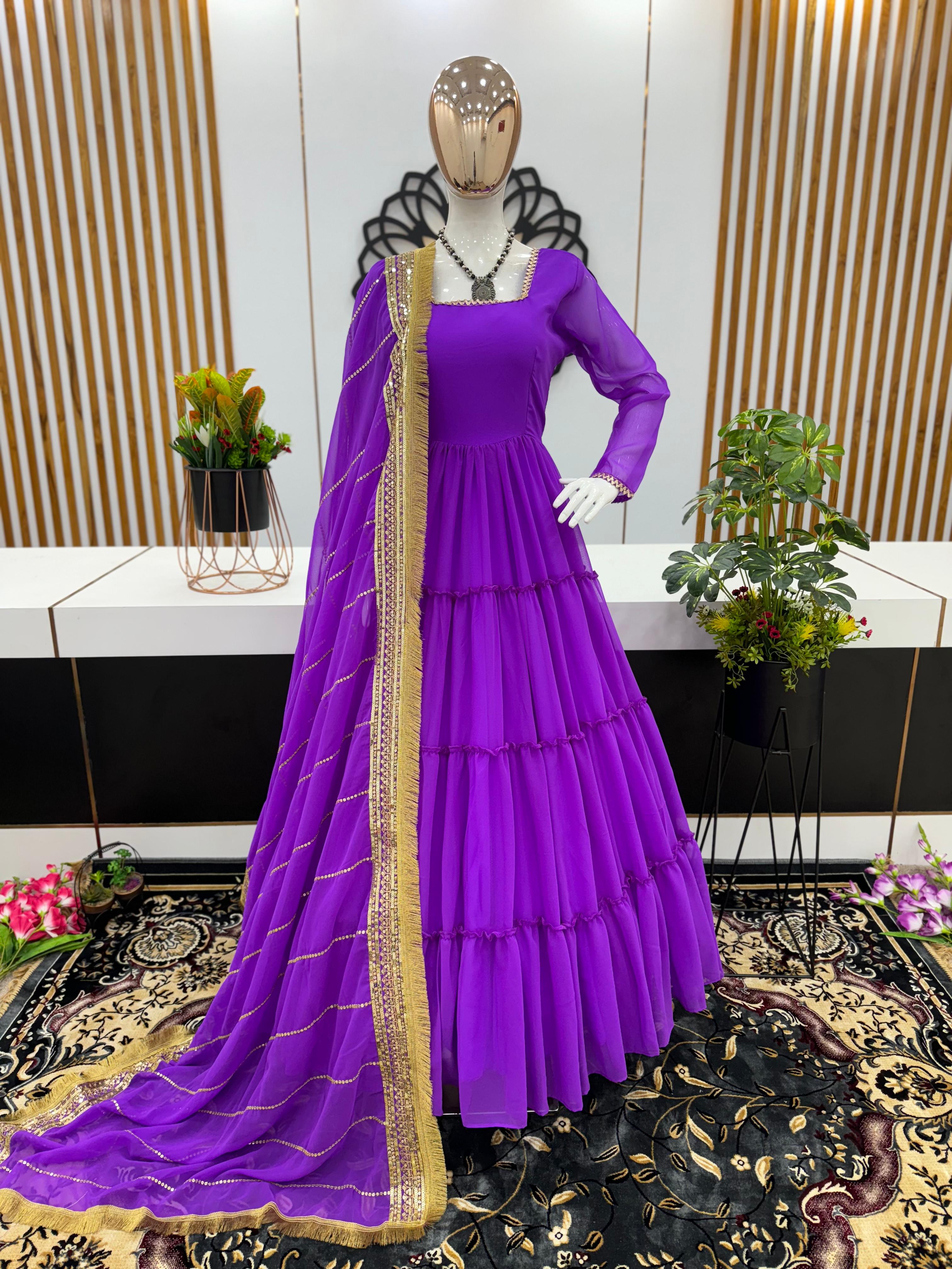 SHREE HARI SSR 446 DESIGNER GOWN WHOLESALE