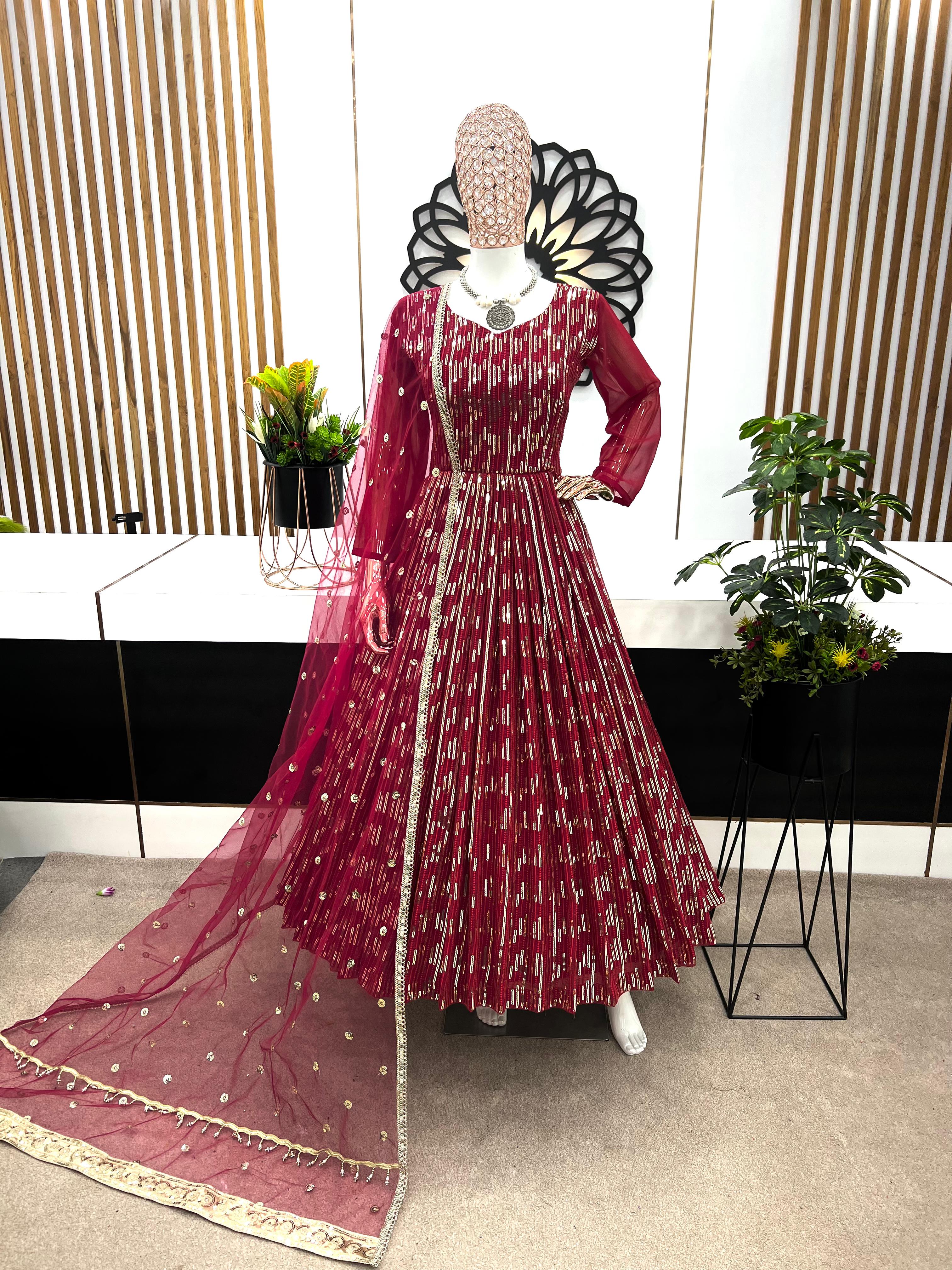 SHREE HARI ZSR 3054 DESIGNER GOWN WHOLESALE