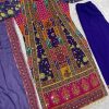 SHREE TEXTILE ST 133 PURPLE DRESS