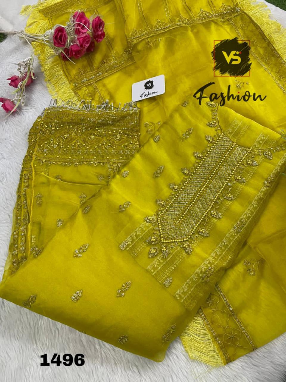 VS FASHION 1496 E TO H PAKISTANI SUITS IN INDIA