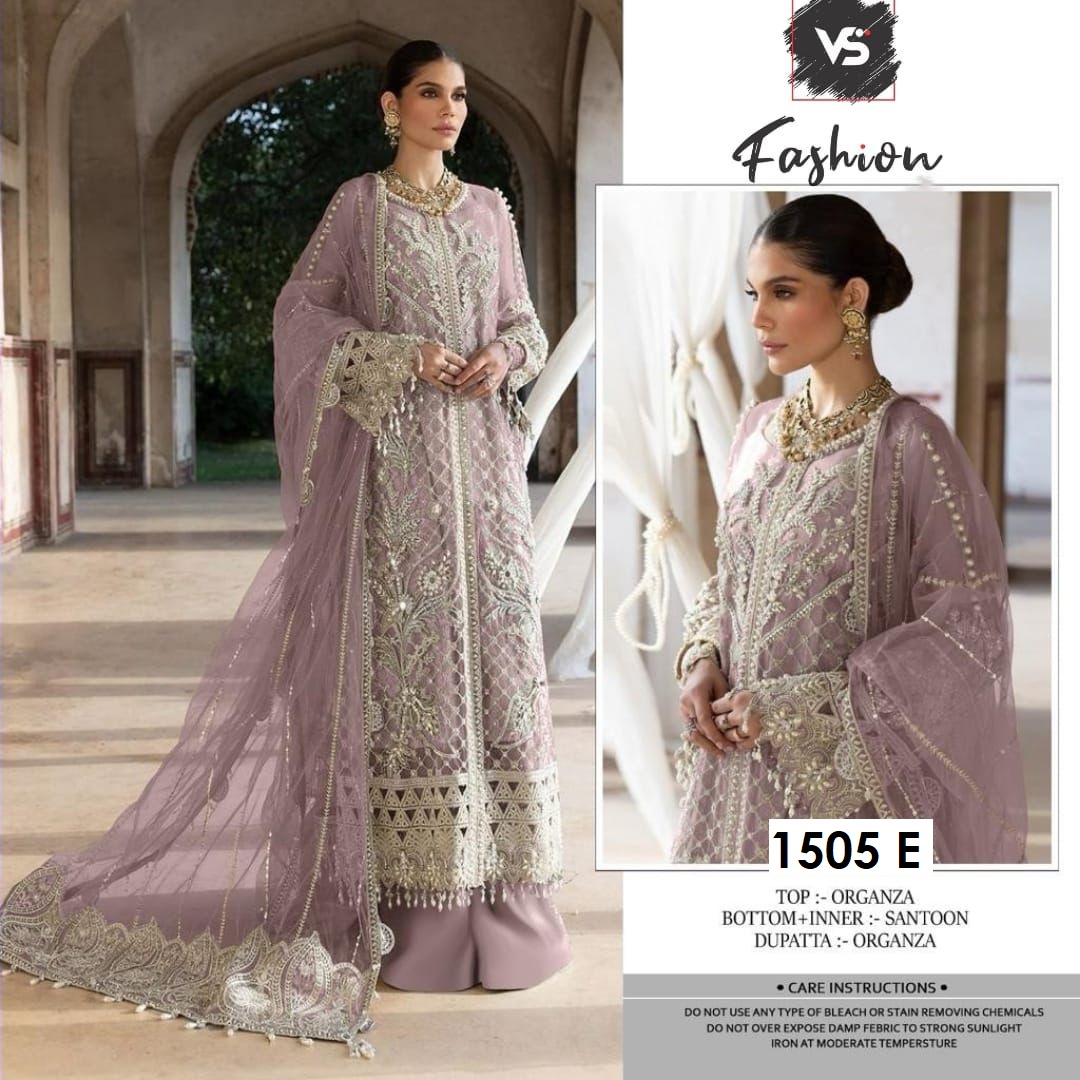 VS FASHION 1505 E TO H PAKISTANI SUITS IN INDIA