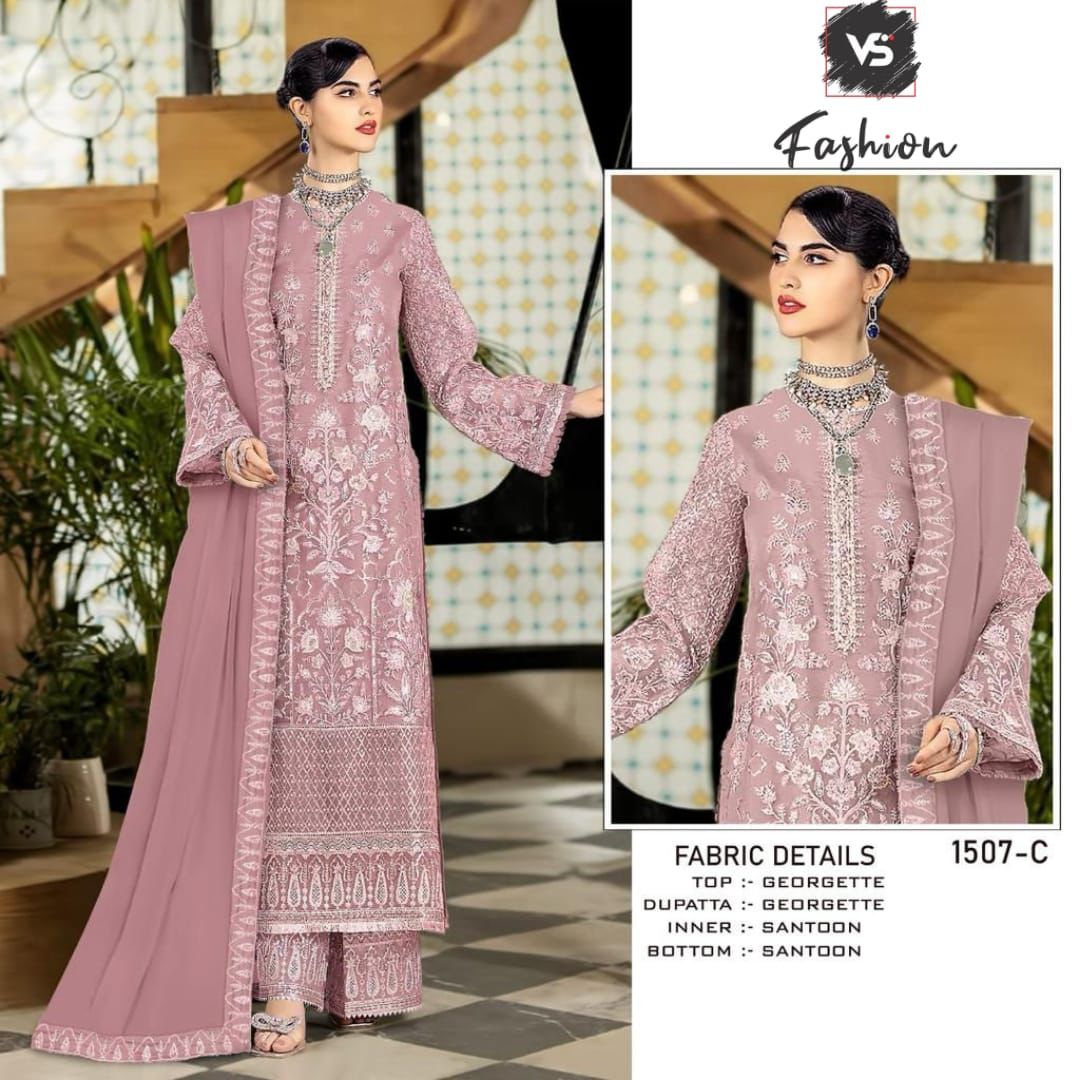 VS FASHION 1507 A TO D PAKISTANI SUITS IN INDIA