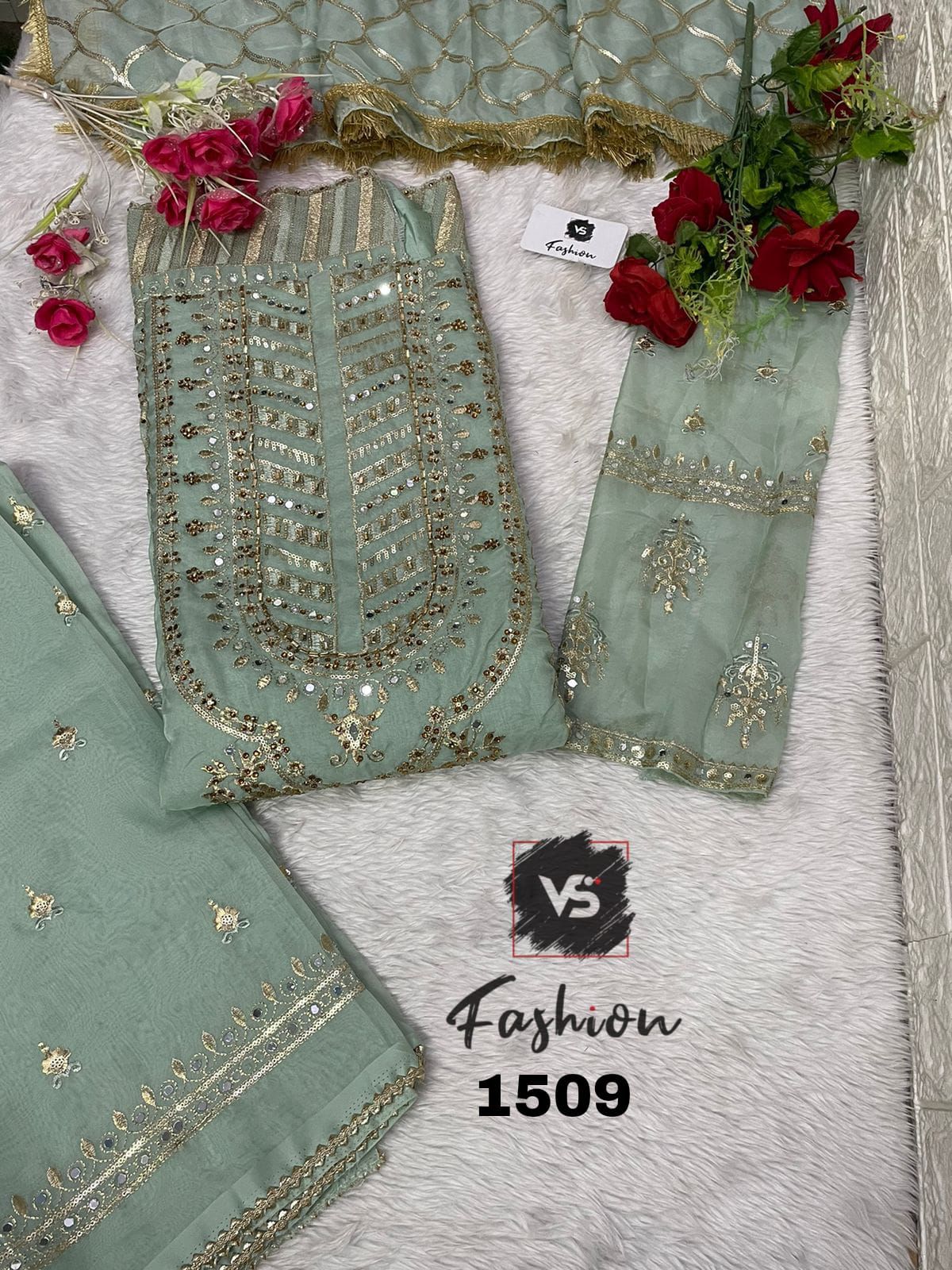 VS FASHION 1509 A TO D PAKISTANI SUITS IN INDIA