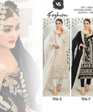 VS FASHION 1516 E TO F PAKISTANI SUITS IN INDIA