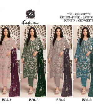 VS FASHION 1530 A TO D PAKISTANI SUITS IN INDIA