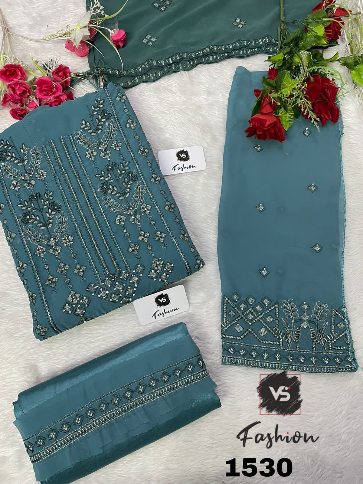 VS FASHION 1530 A TO D PAKISTANI SUITS IN INDIA