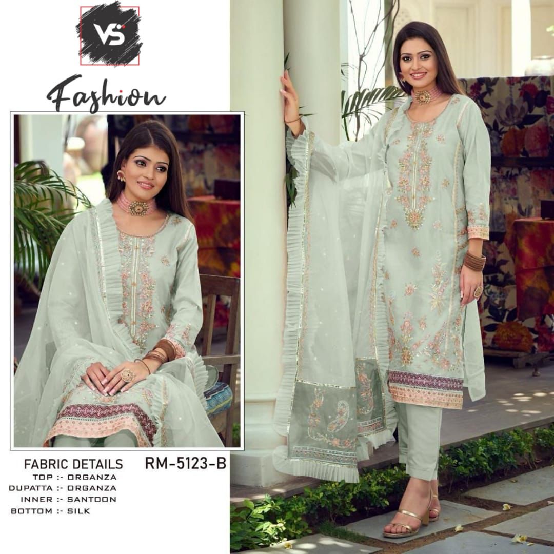 VS FASHION RM 5123 B READYMADE SALWAR SUITS