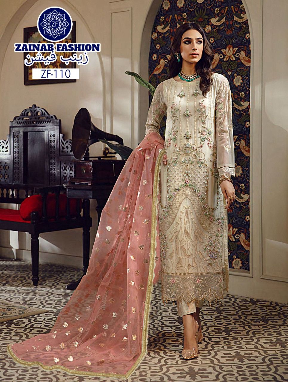 ZAINAB FASHION ZF 110 PAKISTANI SUITS