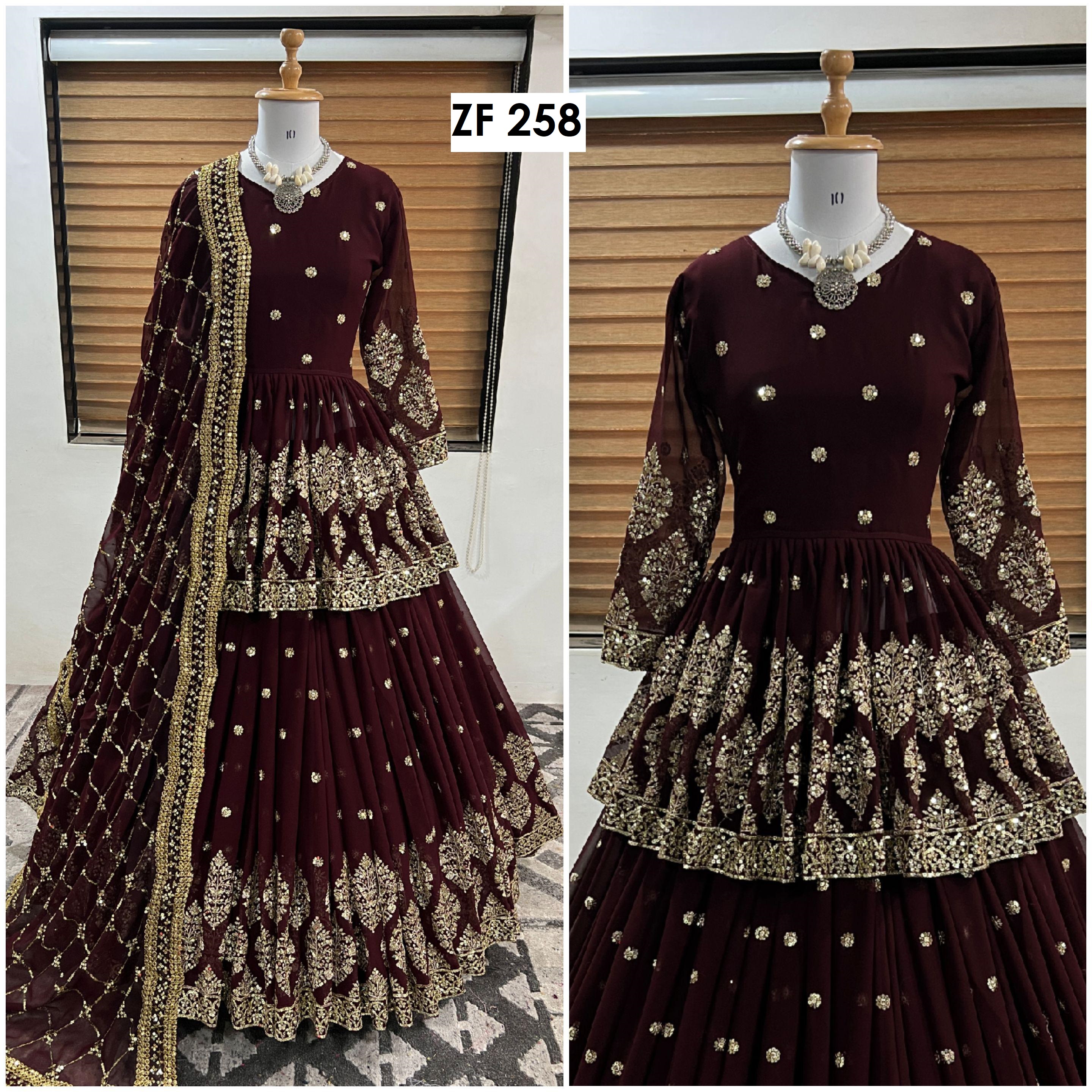 ZEEL FASHION ZF 258 B DESIGNER LEHENGA WHOLESALE