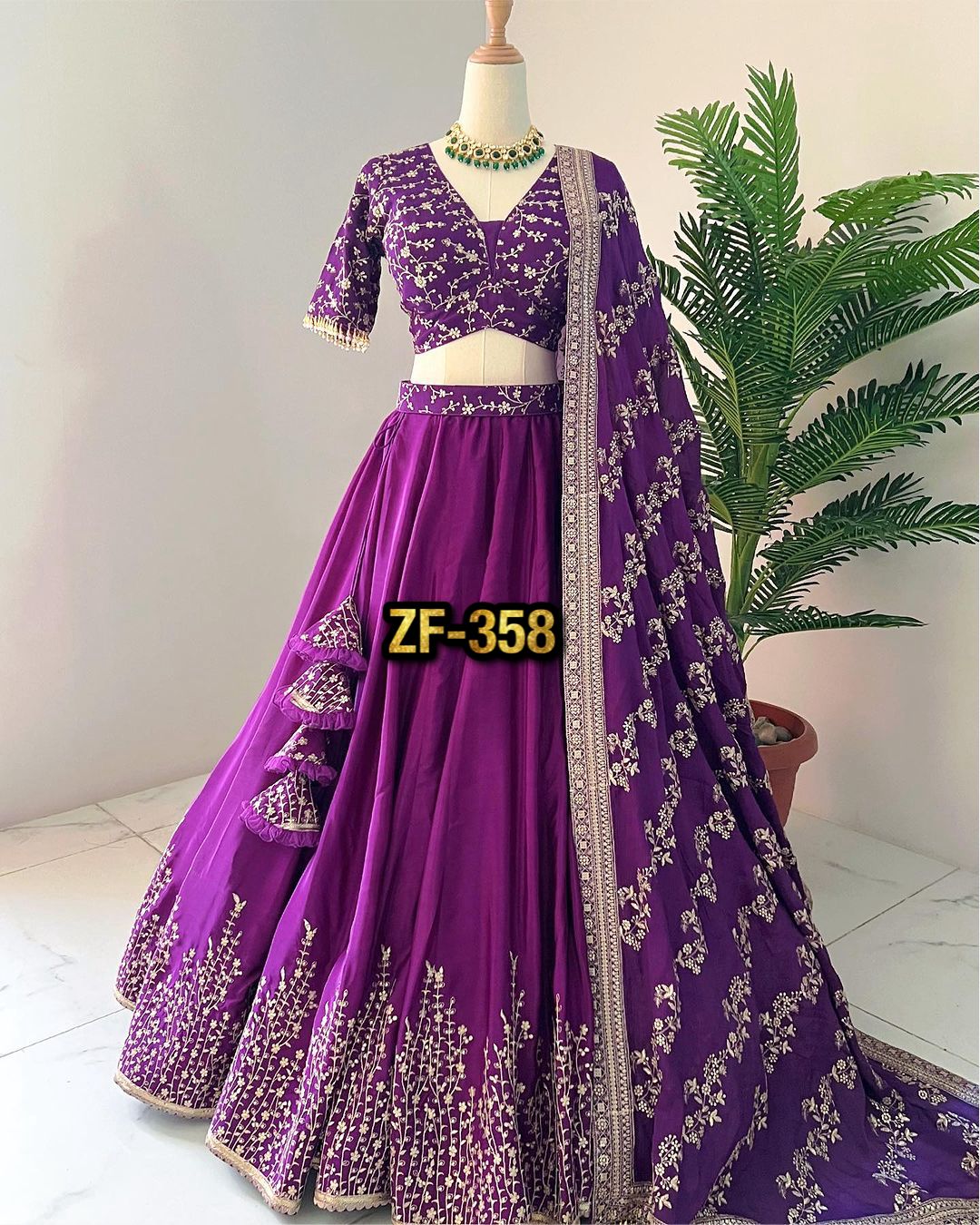 ZEEL FASHION ZF 358 DESIGNER LEHENGA WHOLESALE