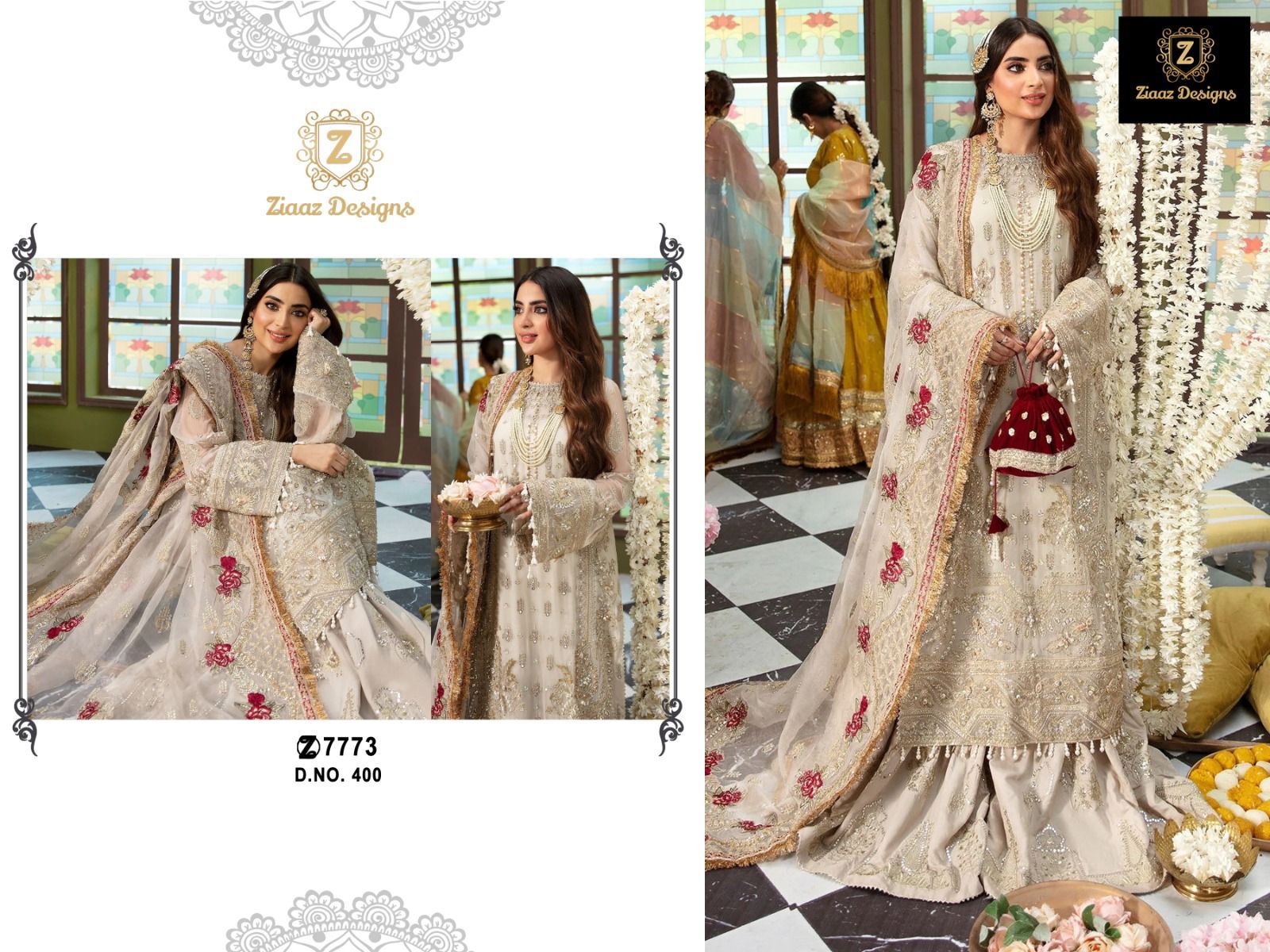 ZIAAZ DESIGNS 400 PAKISTANI SALWAR KAMEEZ